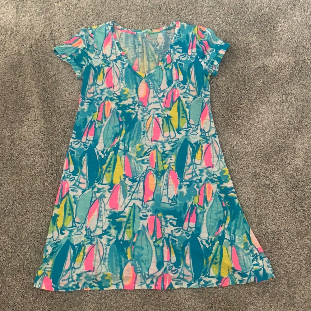 Lilly Pulitzer T Shirt Dress Small